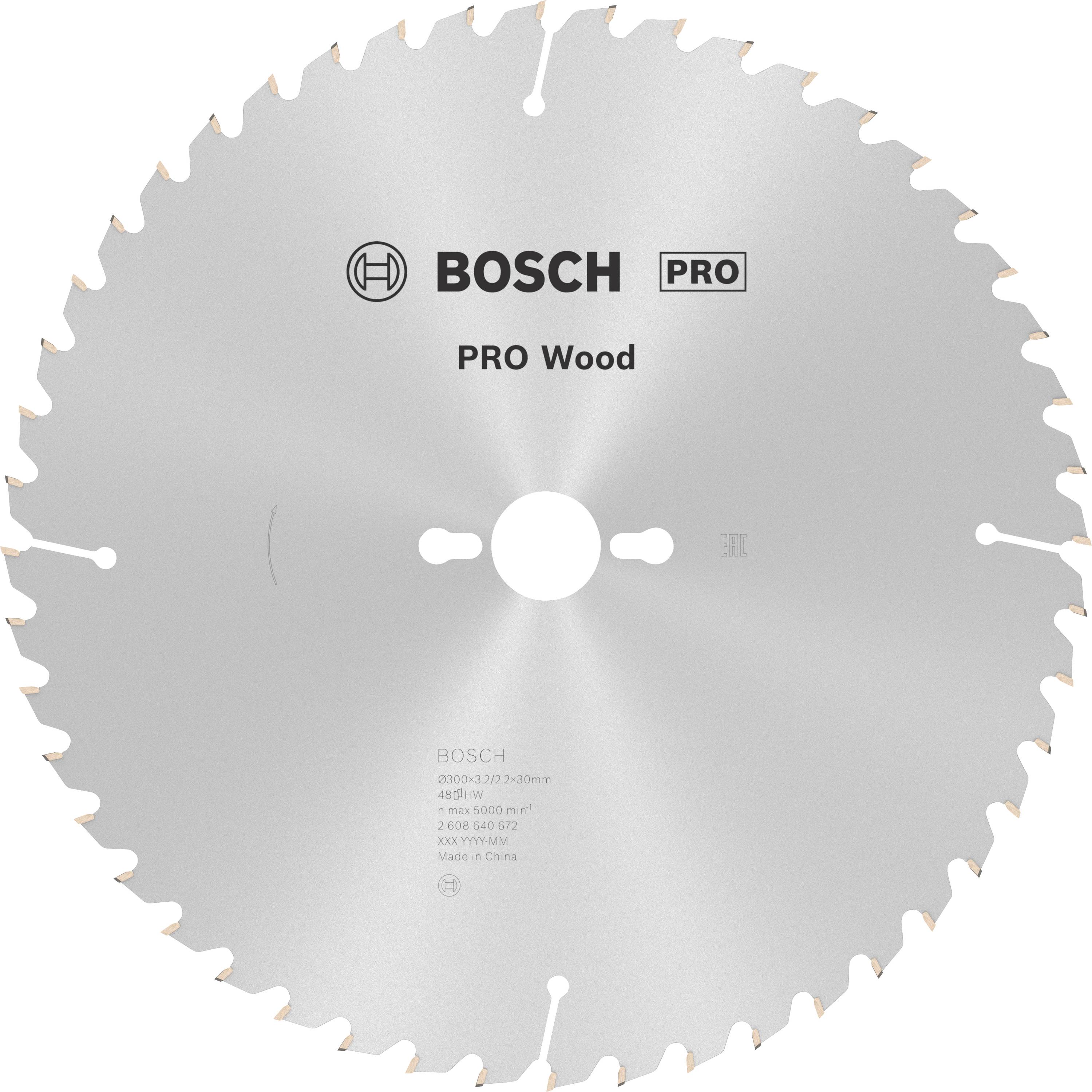 Lame de scie circulaire pour travaux du bois, marque Bosch, modèle 