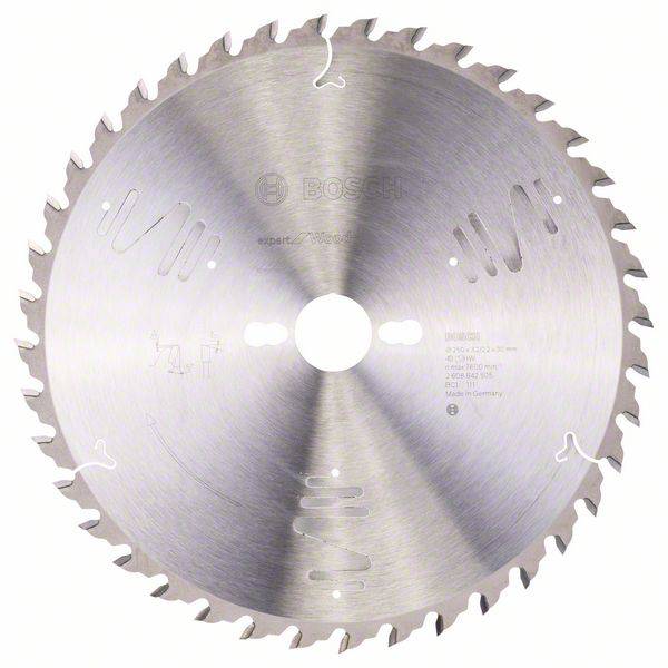Bosch Accessories Expert for Wood 2608642505 Lame de scie circulaire 250 x 30 x 3.2 mm Nombre de dents: 40 1 pc(s)