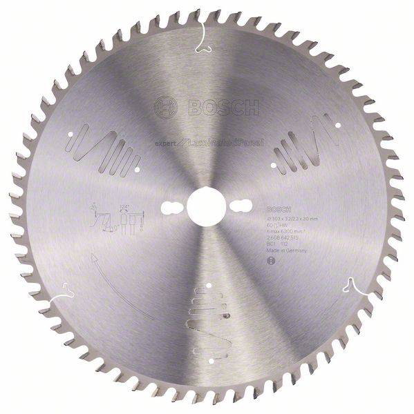 Bosch Accessories Expert for Laminated Panel 2608642515 Lame de scie circulaire 303 x 30 x 3.2 mm Nombre de dents: 60 1 pc(s)