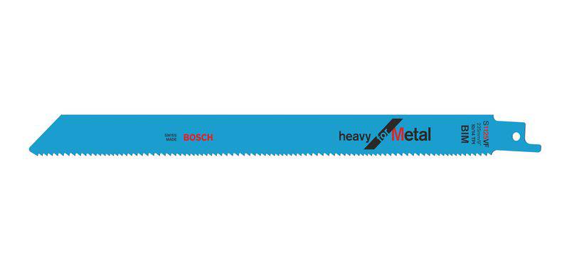 Lame de scie-sabre S 1125 VF, Heavy for Metal, lot de 25 Bosch Accessories 2608657556 25 pc(s)