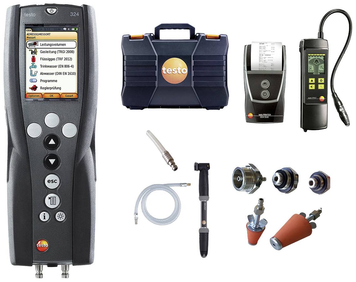 Détecteur de fuite testo Profi-Set 324 0563 3240 71 1 pc(s)