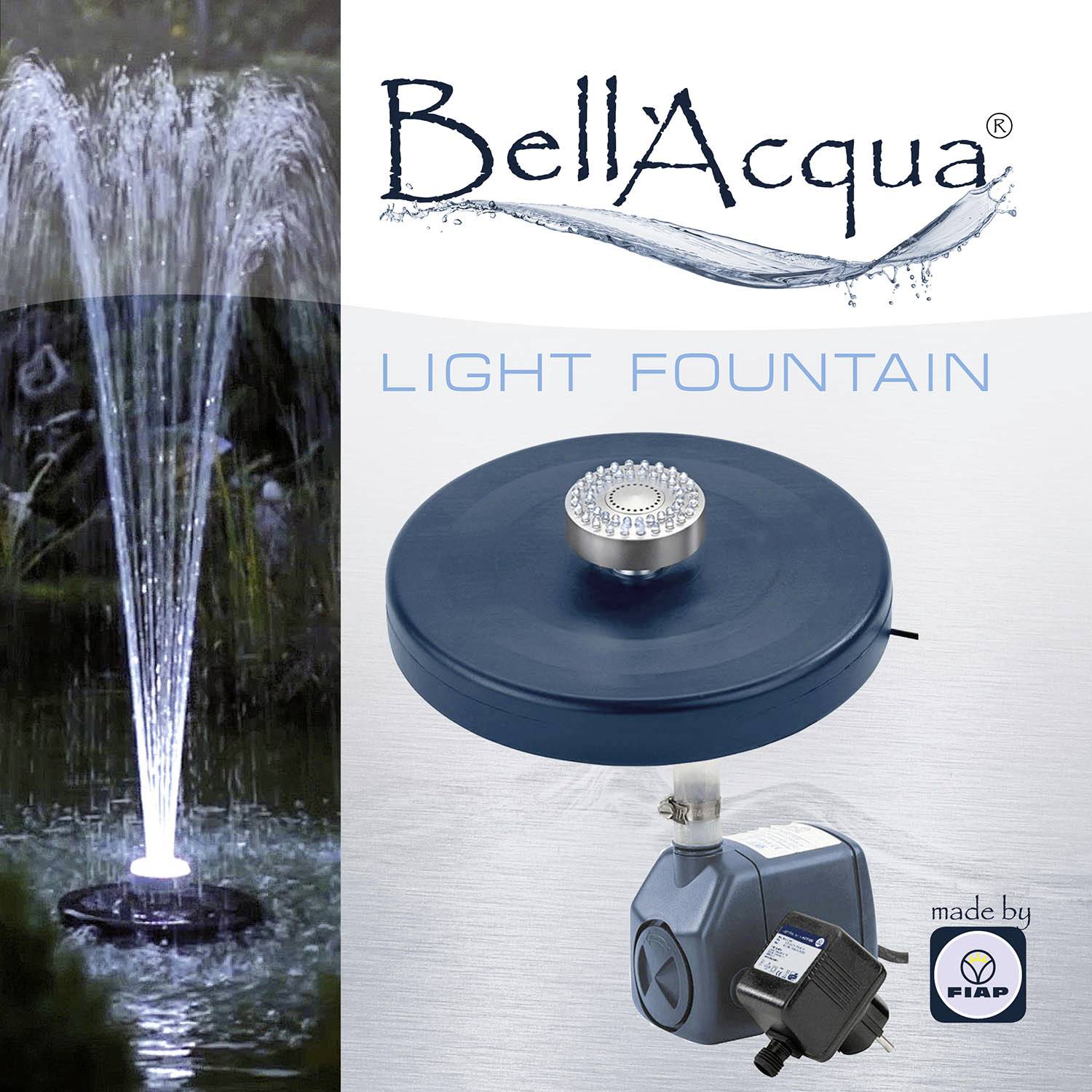 FIAP 3020 Fountain Active Jeu d'eau flottant avec éclairage 2500 l/h