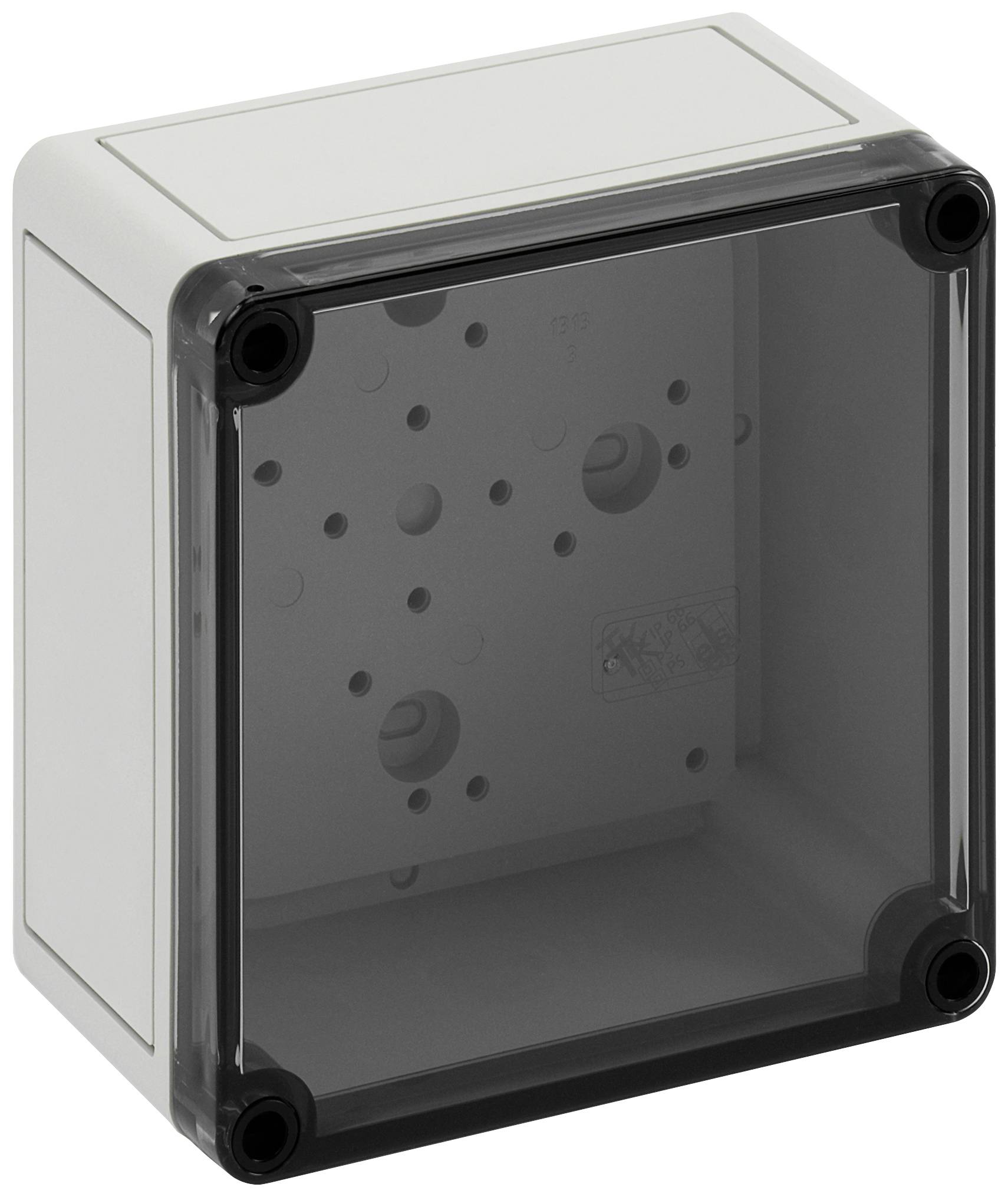 Coffret d'installation Spelsberg TK PS 1313-7-t 11100501 gris clair (RAL 7035) 130 x 130 x 75 Polycarbonate, Polystyrène expansé