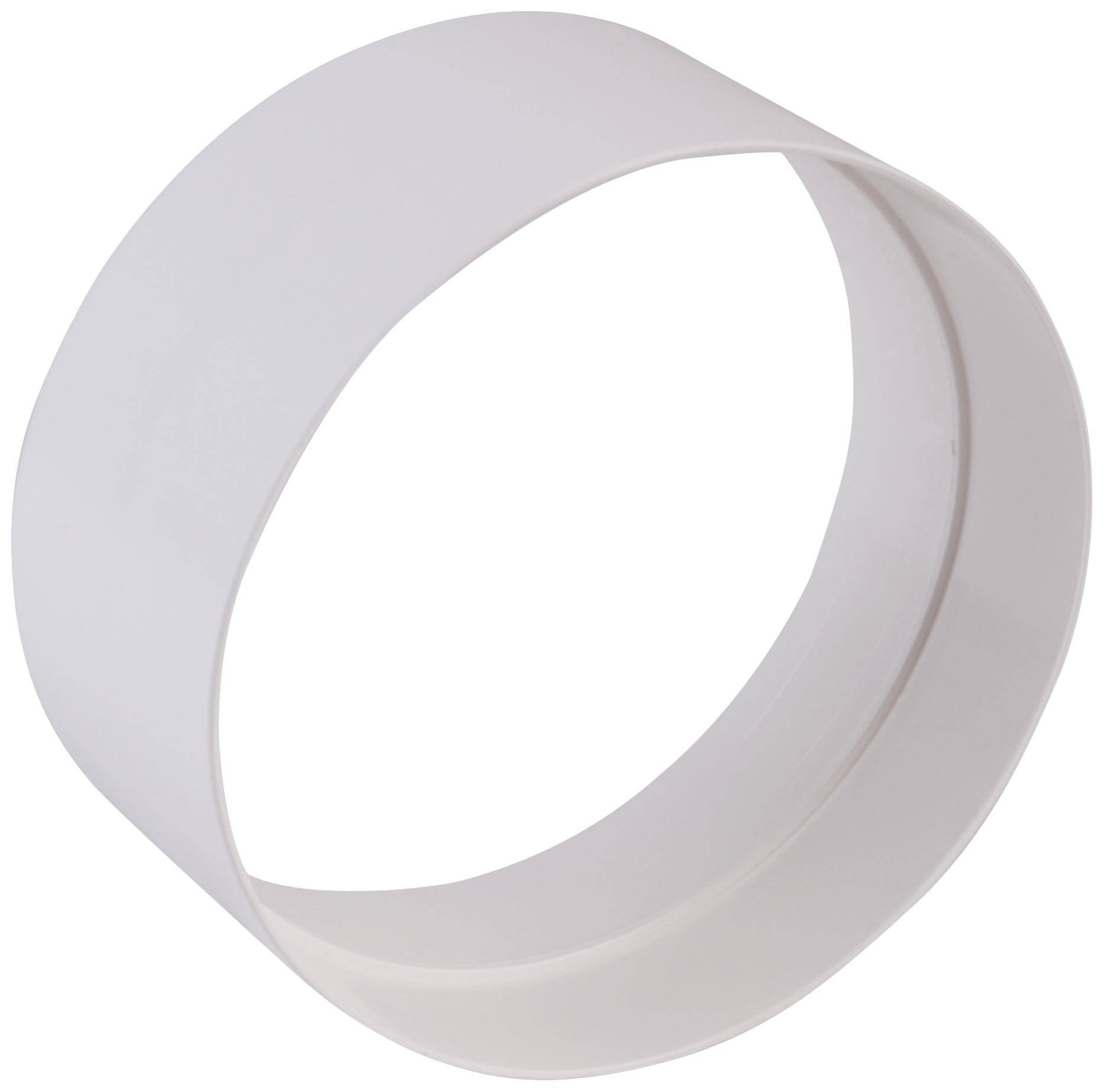 Wallair 20210146 Système de ventilation pour conduites rondes 125 connecteur externe pour tuyau