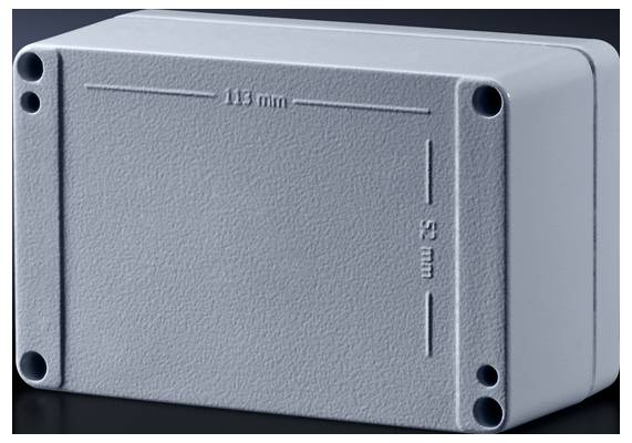 Boîtier universel Rittal 9102.210 aluminium gris (RAL 7001) 98 x 35 x 64 1 pc(s)