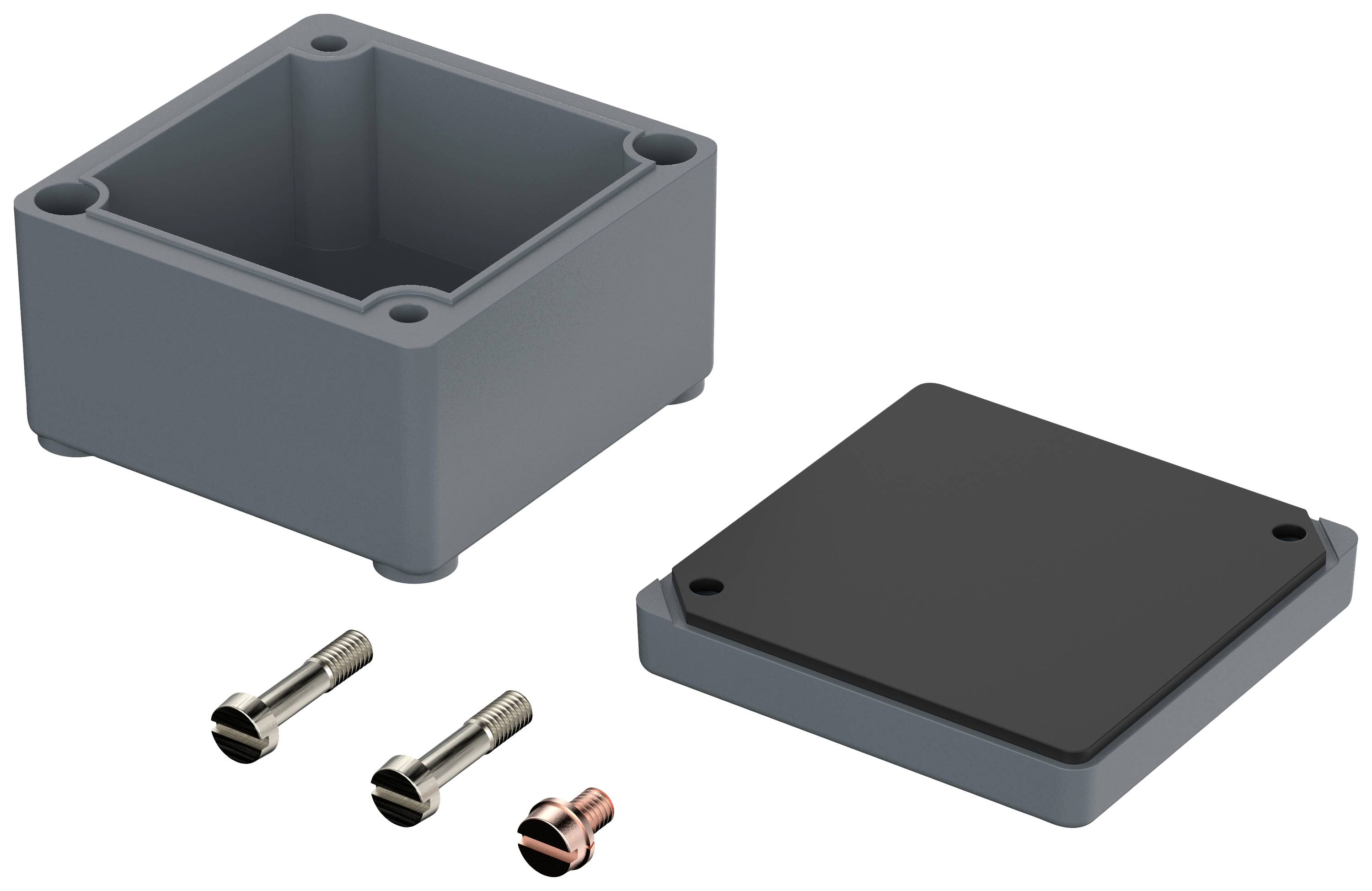 Boîtier industriel Bopla 4303000 polyester renforcé de fibres de verre petit gris (satiné) 55 x 55 x 37 1 pc(s)