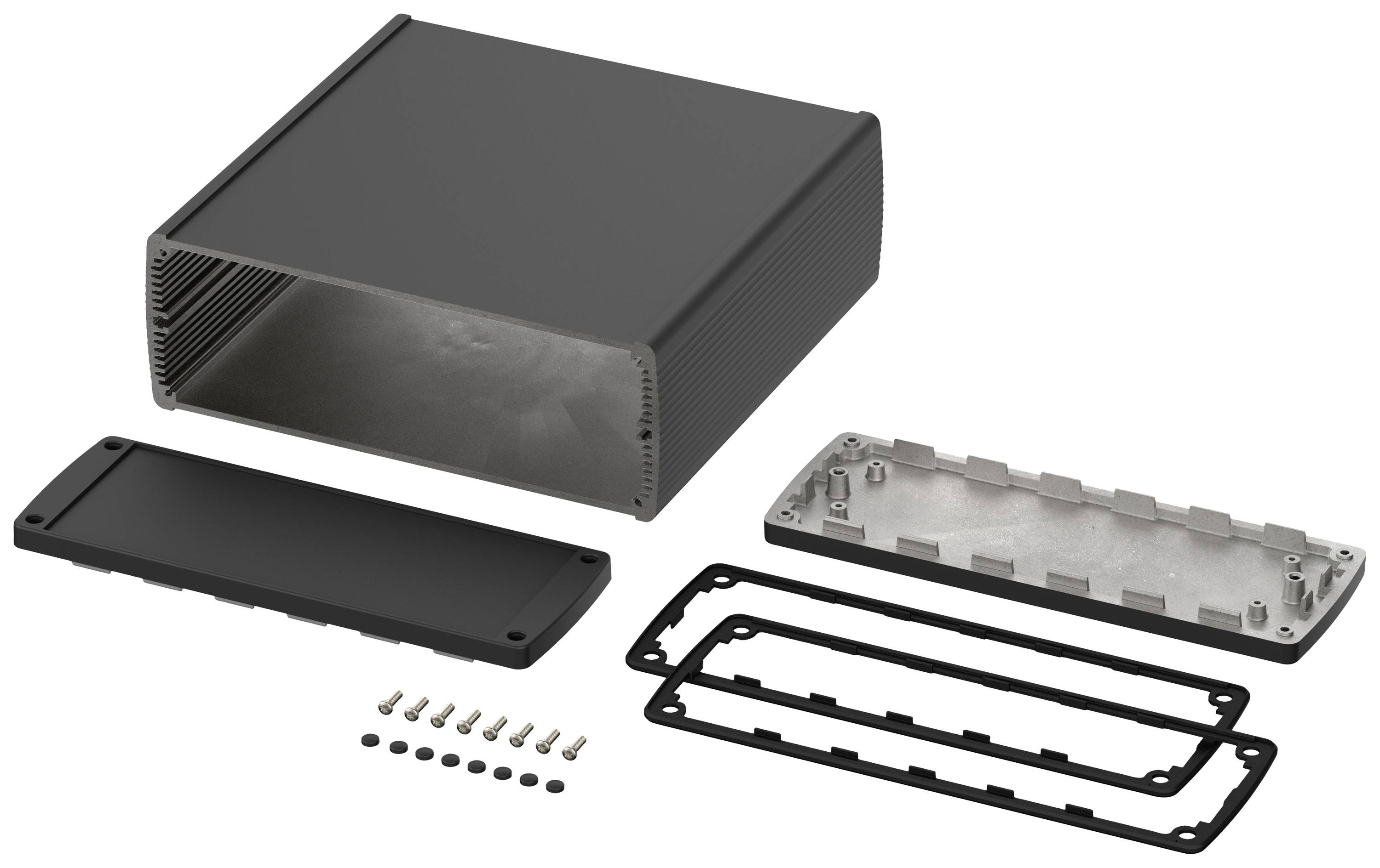 Boîtier profilé Bopla 84207200.MT1 aluminium noir 200 x 210 x 74 1 pc(s)