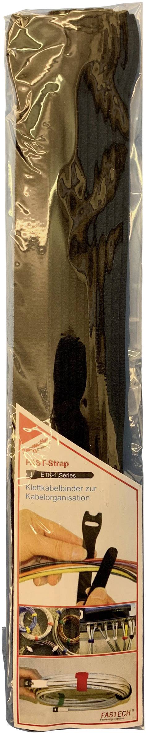 FASTECH® E1-4-330-B10 Collier de serrage auto-agrippant pour grouper partie velours et partie agrippante (L x l) 304 mm x 16 mm