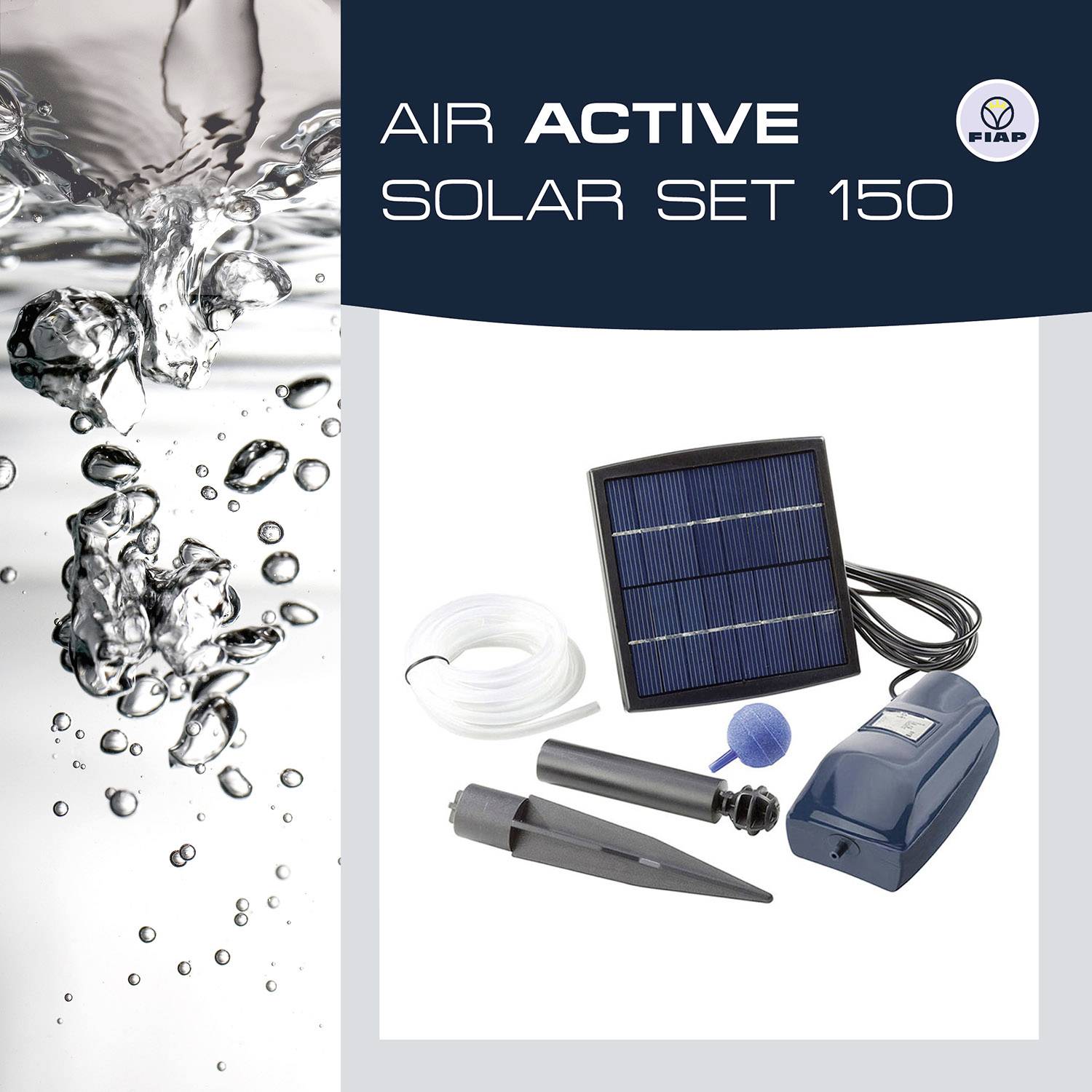 FIAP 2974 Air Active Solar SET 150 Aérateur de bassin solaire 150 l/h
