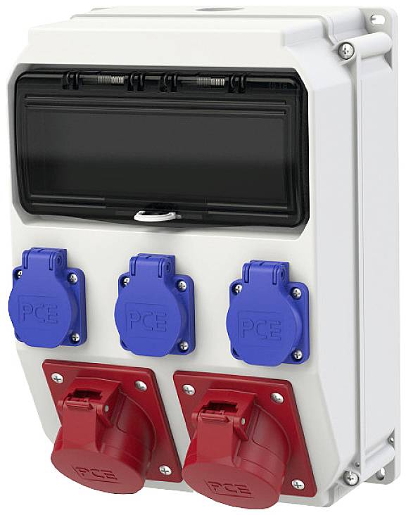 Répartiteur de courant CEE PCE 9135119 Distributeur en plastique Anif7 BV 16 A. IP54