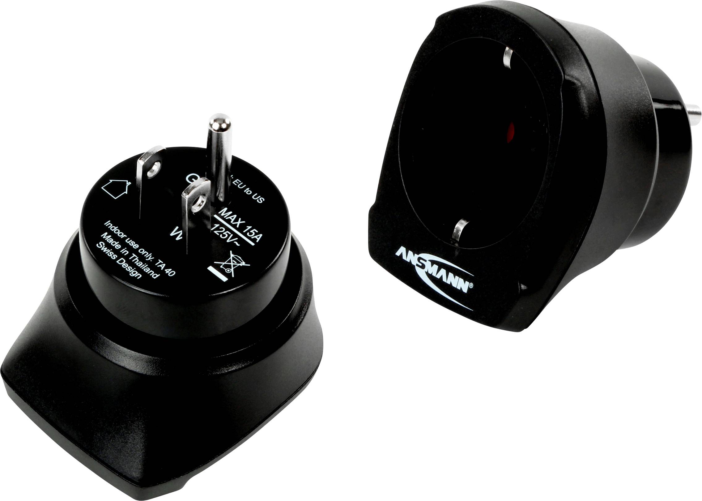 Adaptateur de voyage Ansmann 1250-0002