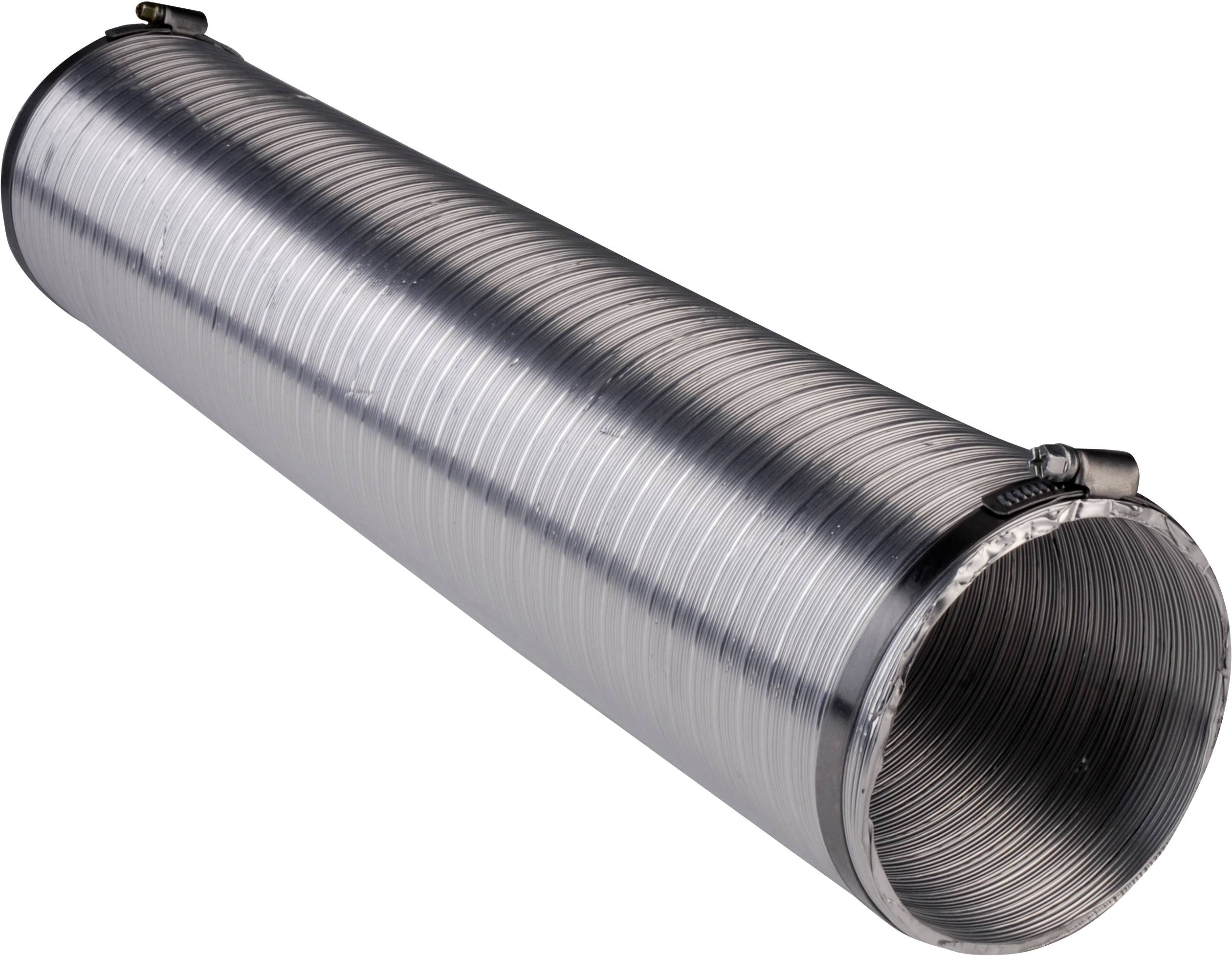 Wallair N51839 Tube de ventilation flexible aluminium (Ø x L) 15 cm x 2.5 m argent