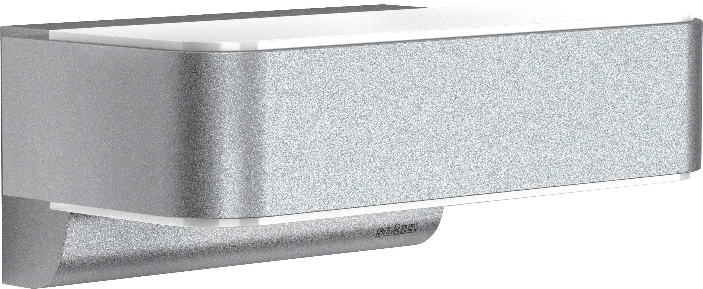 Applique LED extérieure avec détecteur de mouvement Steinel L 810 S 671310 LED intégrée argent