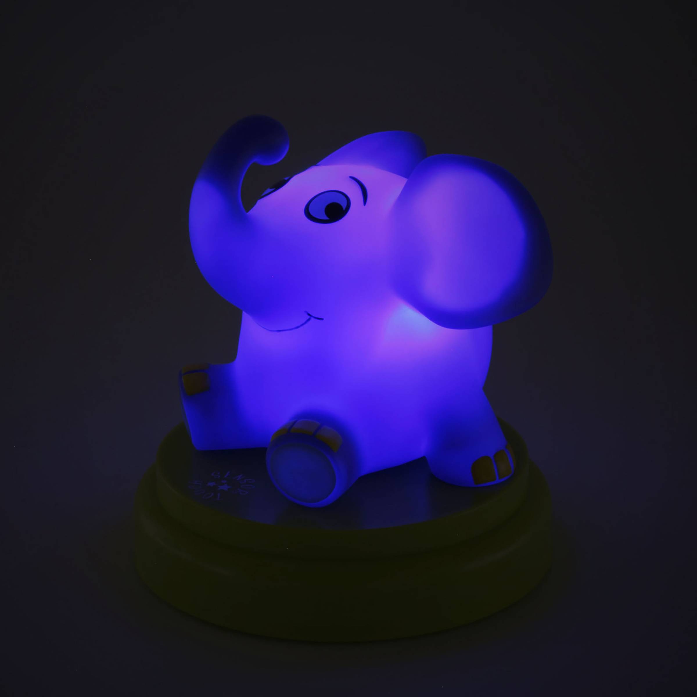 Veilleuse LED Ansmann Elephant 1800-0017-510 éléphant LED bleu