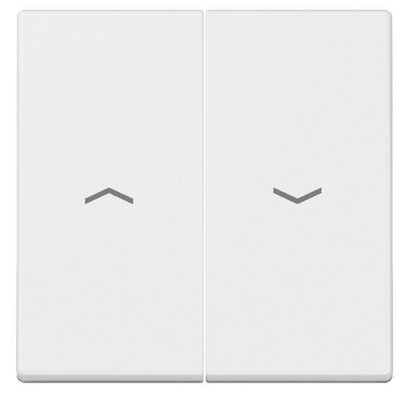 Interrupteur / bouton-poussoir pour stores Jung A595PWW blanc-alpin