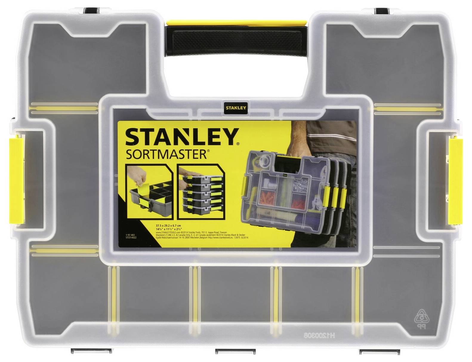 STANLEY Mallette de rangement Nombre de compartiments: 14 Contenu 1 pc(s)
