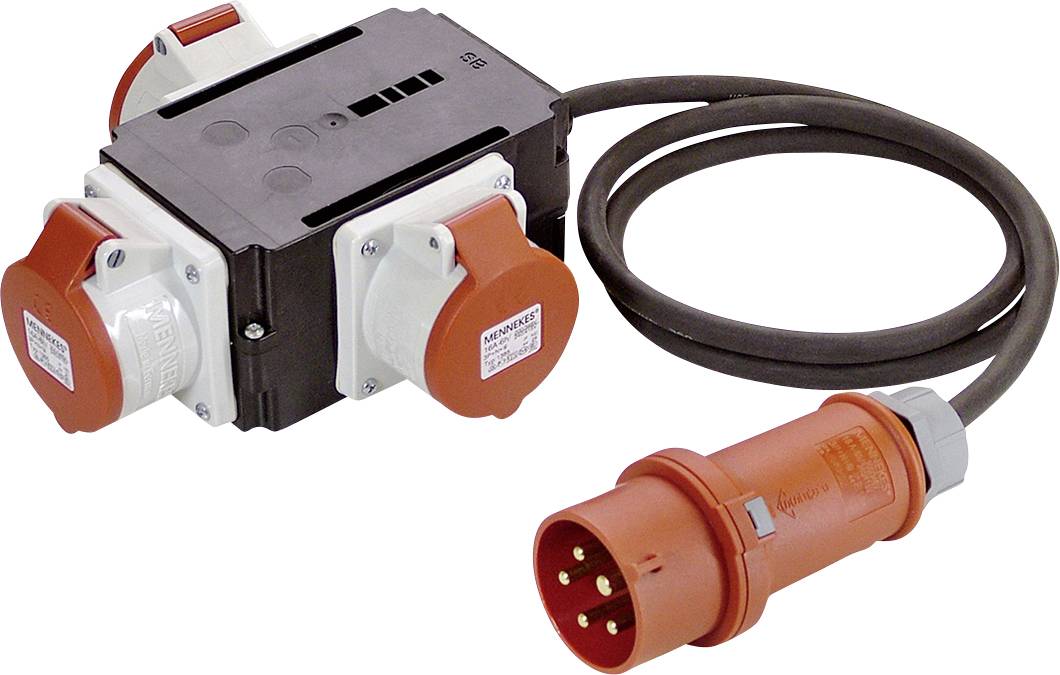 Répartiteur de courant CEE AS Schwabe 60529 Répartiteur de courant Mixo 400V " ou " IP44