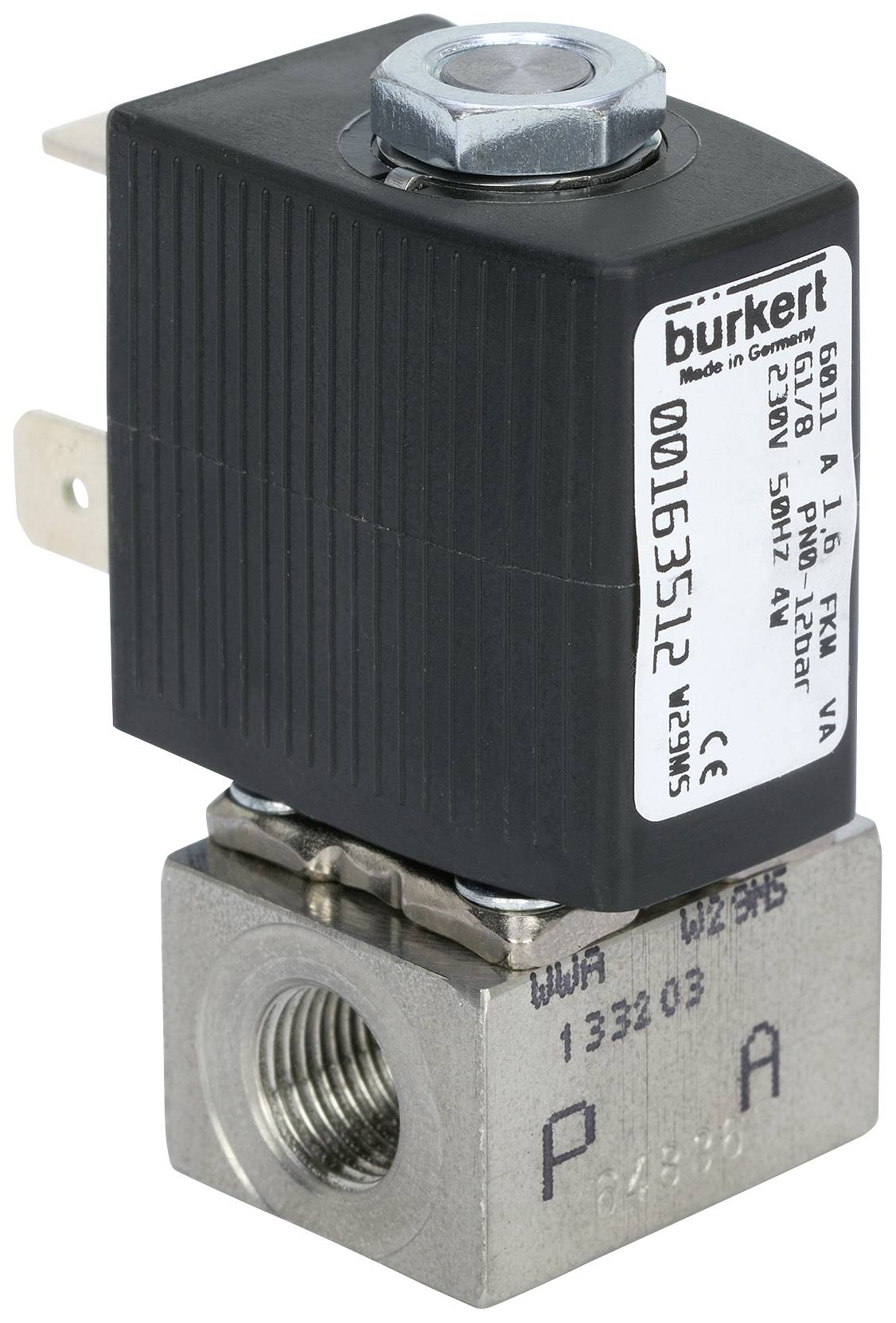 Vanne à commande directe 2/2 voies Bürkert 134107 24 V/DC manchon G 1/8 1 pc(s)