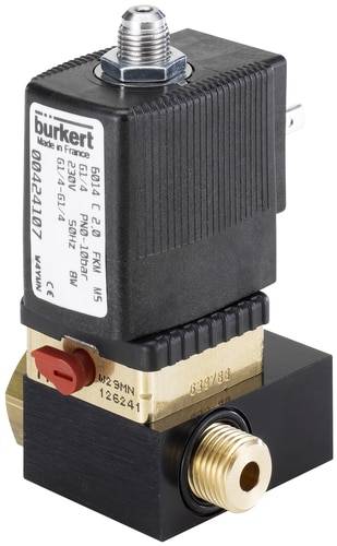 Bürkert Vanne à commande directe 424122 6014P 230 V/AC Matériau du boîtier Polyamide Matériau isolant FKM 1 pc(s)