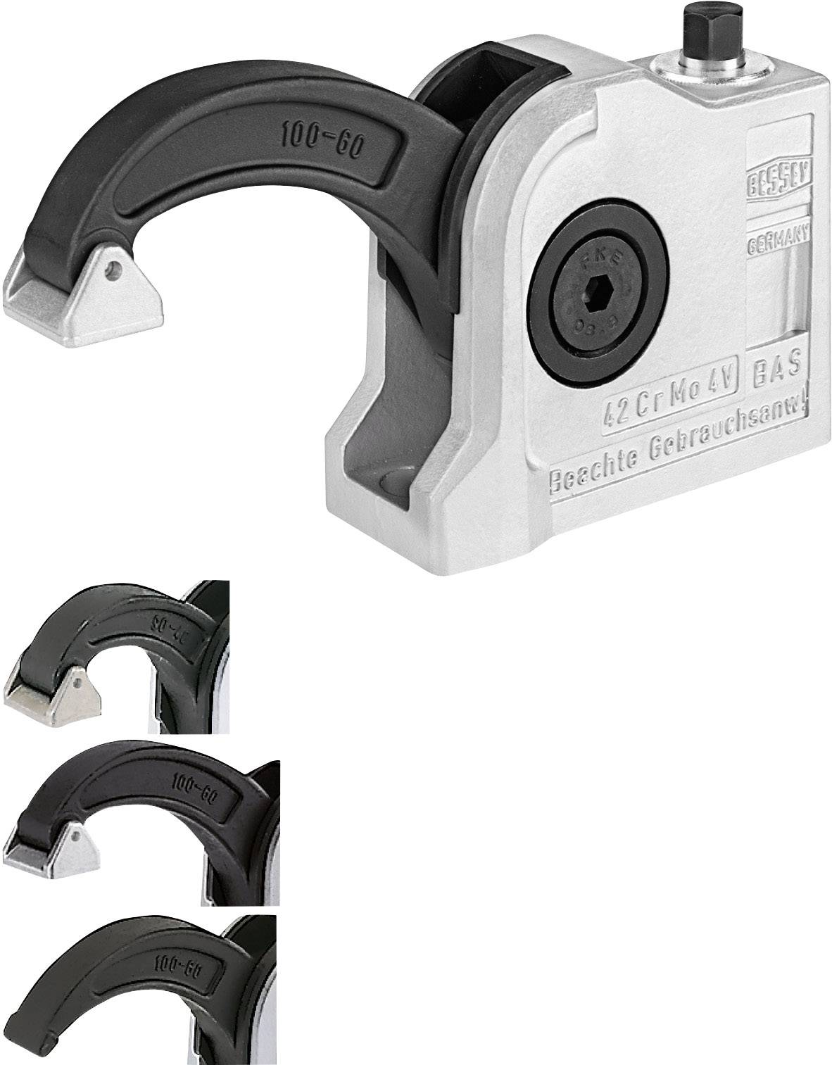 Bloc de bridage compact fermé BAS-CB9-4 Bessey BAS-CB9-4 Envergure max.:88 mm Mesures d'empattement:40 mm