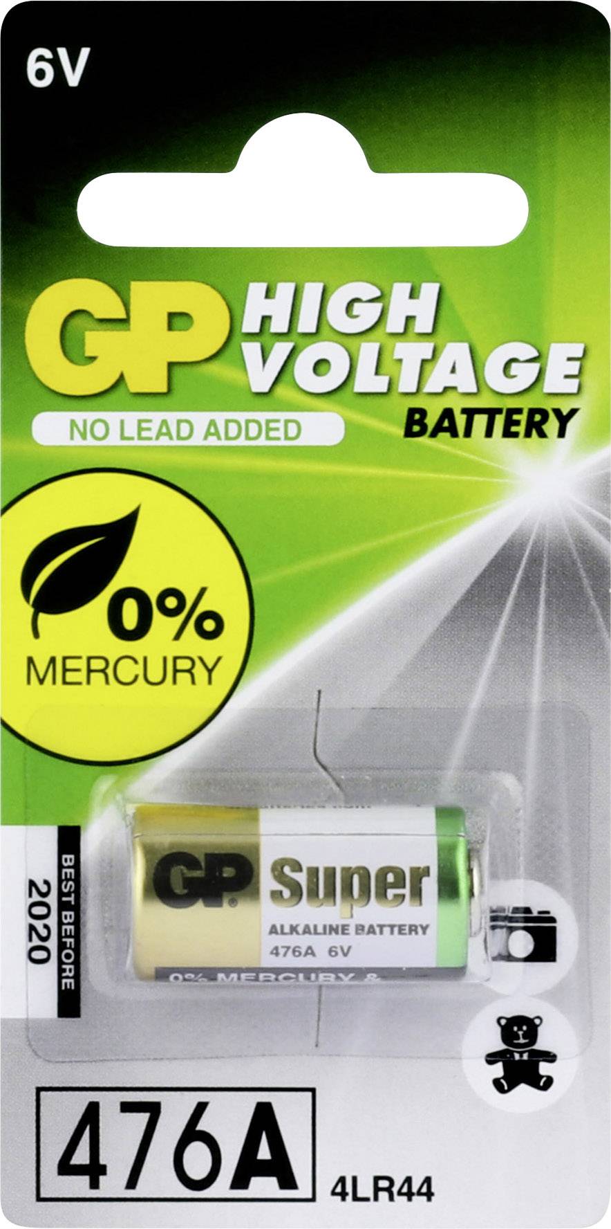 Pile spéciale 476 A alcaline(s) GP GP476A769C1 6 V 105 mAh