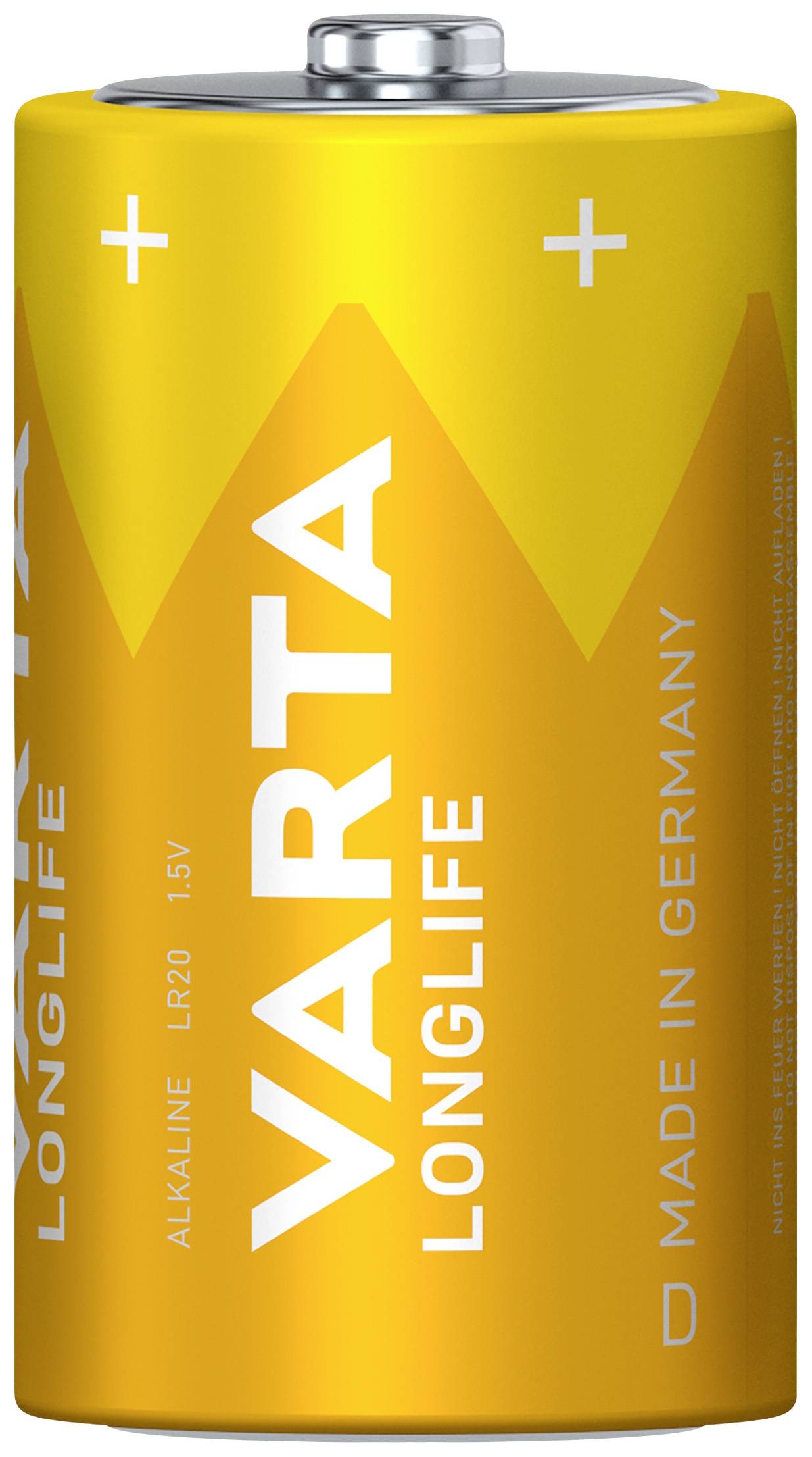 Varta LONGLIFE D Bli 2 Pile LR20 (D) alcaline(s) 15800 mAh 1.5 V 2 pc(s)