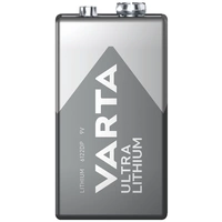 Varta LITHIUM 9V Bli 1 Pile 6LR61 (9V) lithium 1200 mAh 9 V 1 pc(s) Varta LITHIUM 9V Bli 1 Pile 6LR61 (9V) lithium 1200 mAh 9 V 1 pc(s)