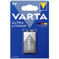 Varta LITHIUM 9V Bli 1 Pile 6LR61 (9V) lithium 1200 mAh 9 V 1 pc(s) Varta LITHIUM 9V Bli 1 Pile 6LR61 (9V) lithium 1200 mAh 9 V 1 pc(s)