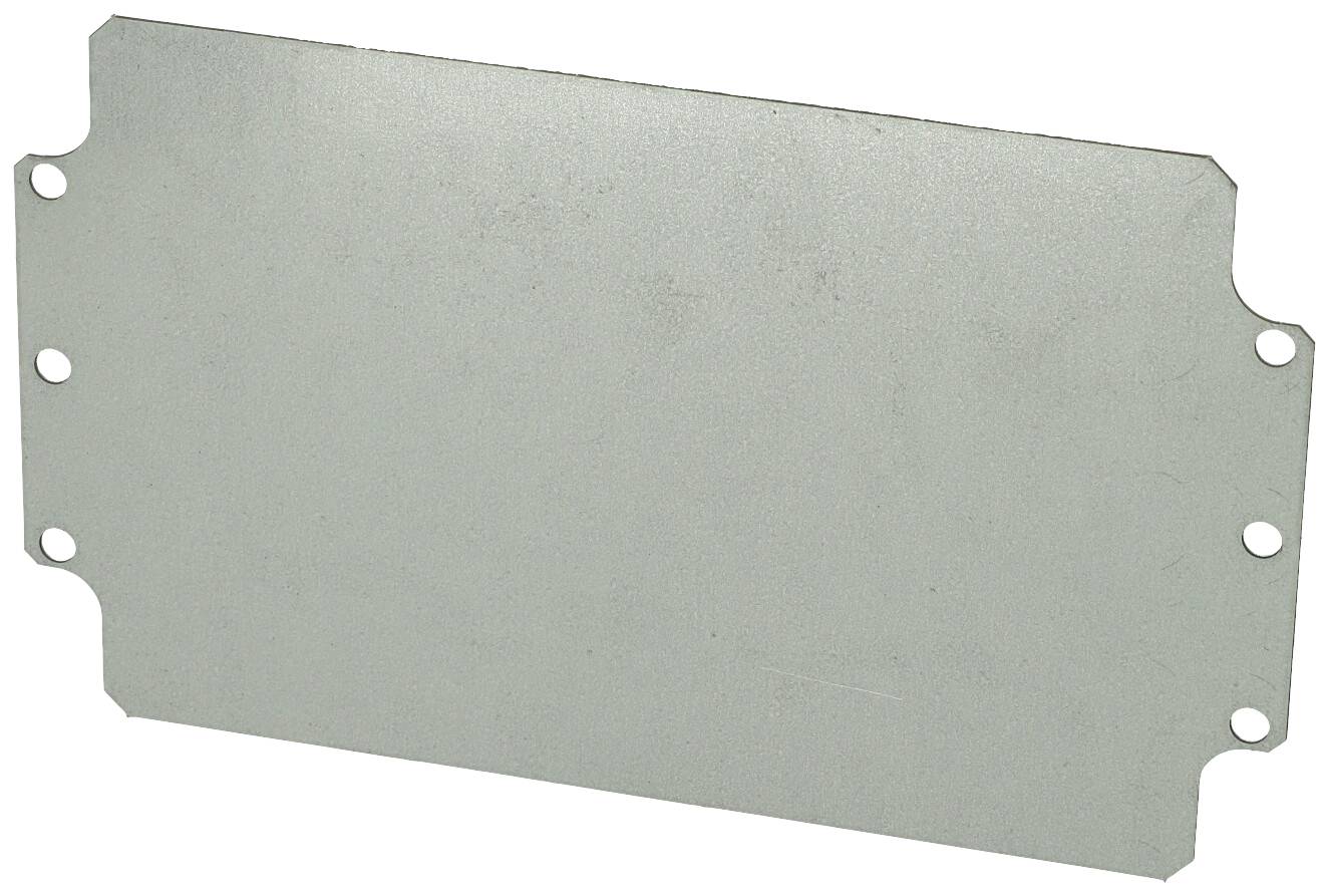 Plaque de montage Fibox 9511095 (L x l) 207 mm x 107 mm aluminium gris-argent 1 pc(s)