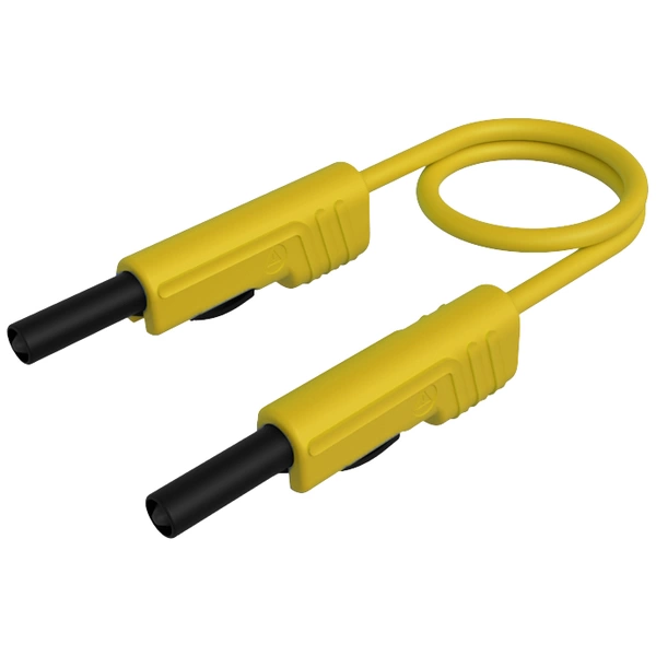 SKS Hirschmann MLB 100/1 V ge Cordon de mesure Banane mâle 4 mm Banane mâle 4 mm 1.00 m jaune 1 pc(s) SKS Hirschmann MLB 100/1 V ge Cordon de mesure Banane mâle 4 mm Banane mâle 4 mm 1.00 m jaune 1 pc(s)