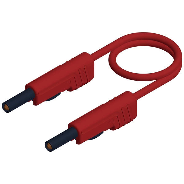 SKS Hirschmann MLB 200/1 V rt Cordon de mesure Banane mâle 4 mm Banane mâle 4 mm 2.00 m rouge 1 pc(s) SKS Hirschmann MLB 200/1 V rt Cordon de mesure Banane mâle 4 mm Banane mâle 4 mm 2.00 m rouge 1 pc(s)