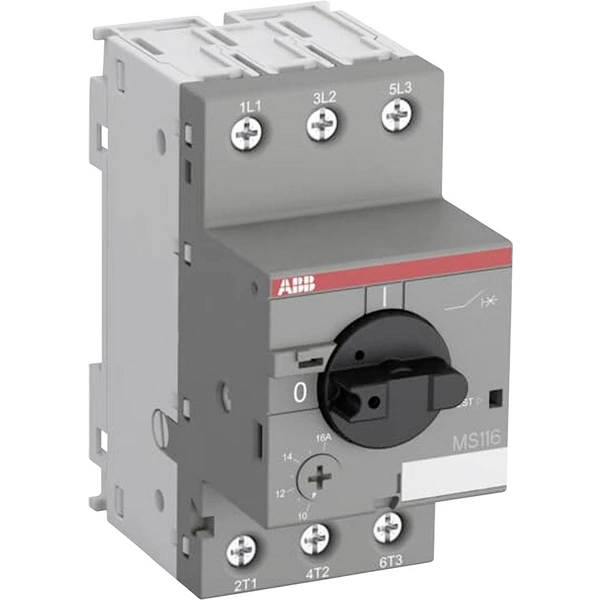 Disjoncteur de protection moteur réglable ABB MS 116-4 1SAM 250 000 R1008 690 V/AC 4 A 1 pc(s) Disjoncteur de protection moteur réglable ABB MS 116-4 1SAM 250 000 R1008 690 V/AC 4 A 1 pc(s)