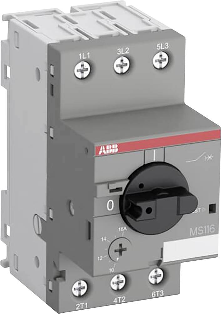 Disjoncteur de protection moteur réglable ABB MS 116-16,0 1SAM 250 000 R1011 690 V/AC 16 A 1 pc(s)