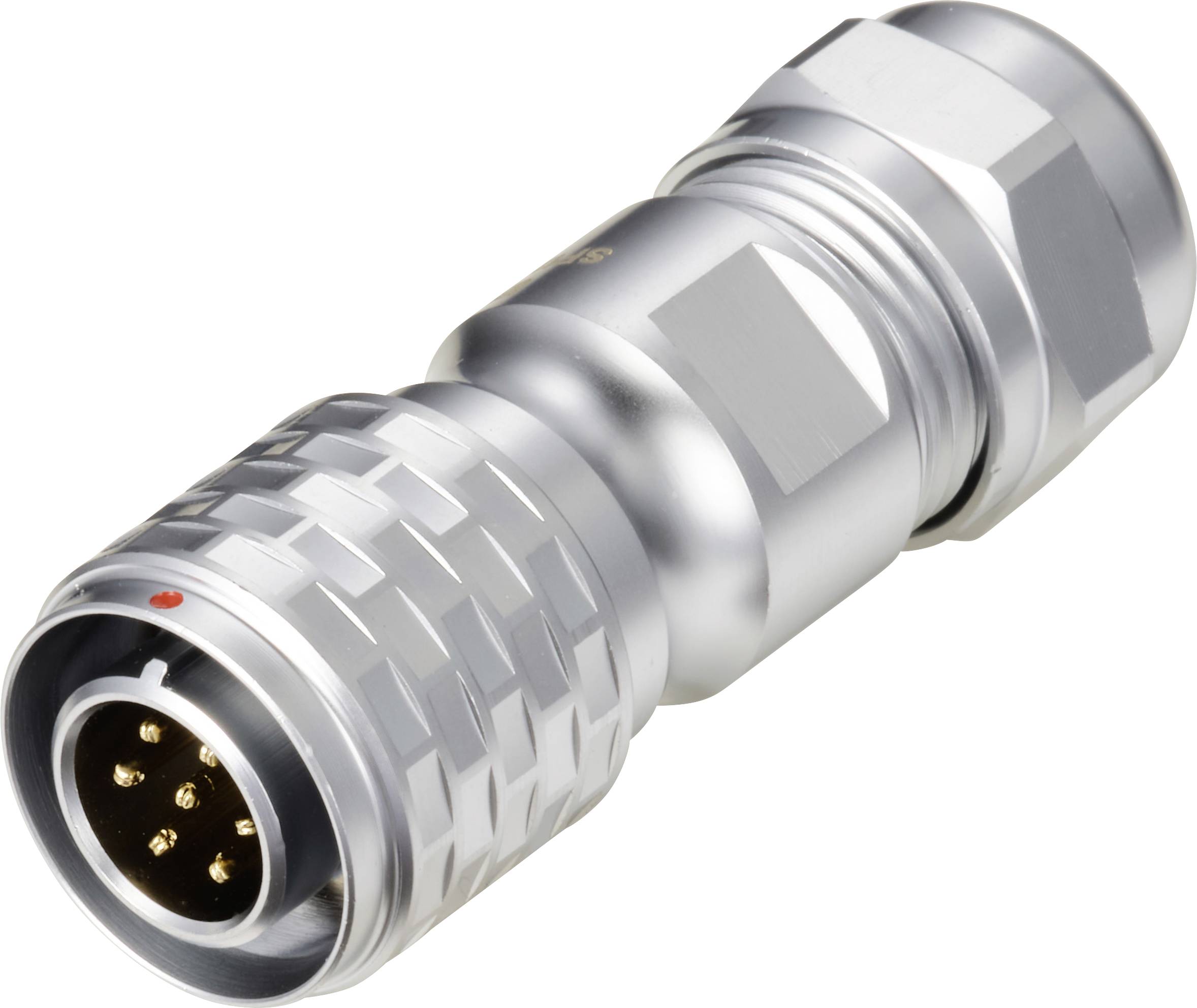 circulaire mâle, droit Ø 12 7 pôles 125 V/AC 5 A IP67 Push-Pull Weipu SF1210/P7 II