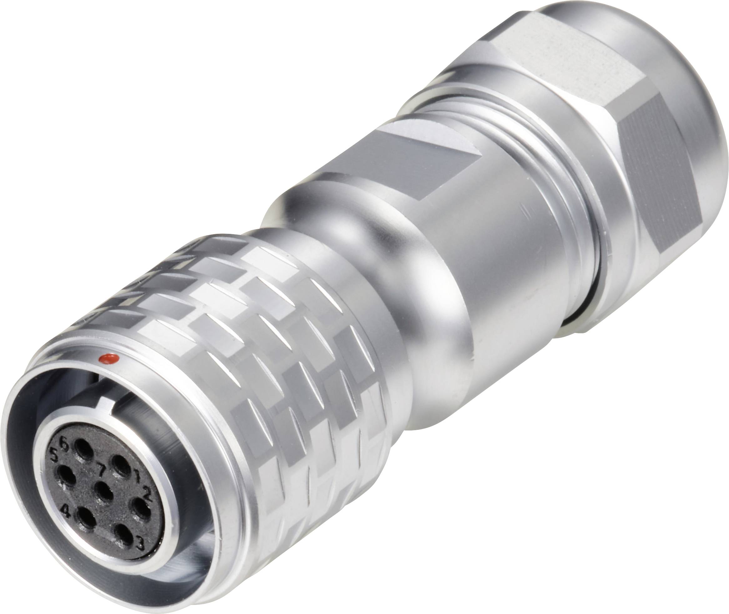 Connecteur de câble circulaire femelle, droit Ø 12 7 pôles 125 V/AC 5 A IP67 Push-Pull Weipu SF1210/S7 II