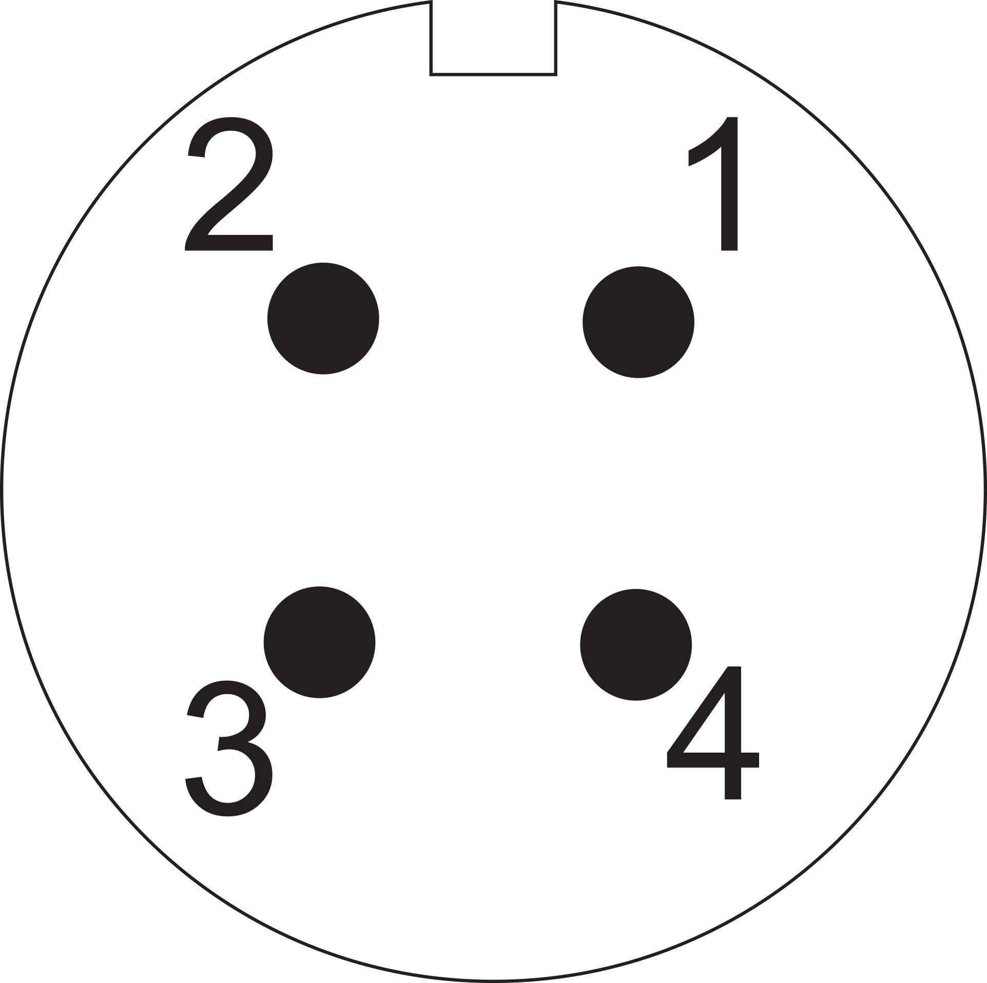 circulaire mâle, droit Ø 12 pôles IP67 Push-Pull Weipu SF1211/P4 I