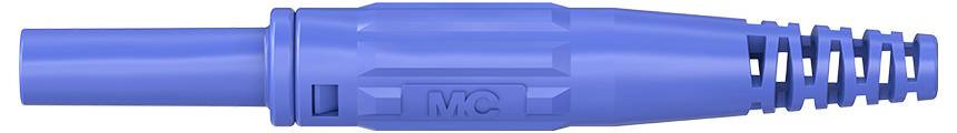 Fiche banane femelle de sécurité Ø de la broche: 4 mm Stäubli XK-410 66.9155-23 bleu 1 pc(s)