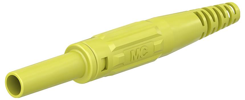 Fiche banane femelle de sécurité Ø de la broche: 4 mm Stäubli XK-410 66.9155-24 jaune 1 pc(s)