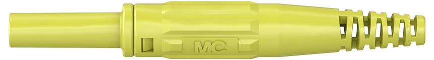 Fiche banane femelle de sécurité Ø de la broche: 4 mm Stäubli XK-410 66.9155-24 jaune 1 pc(s)
