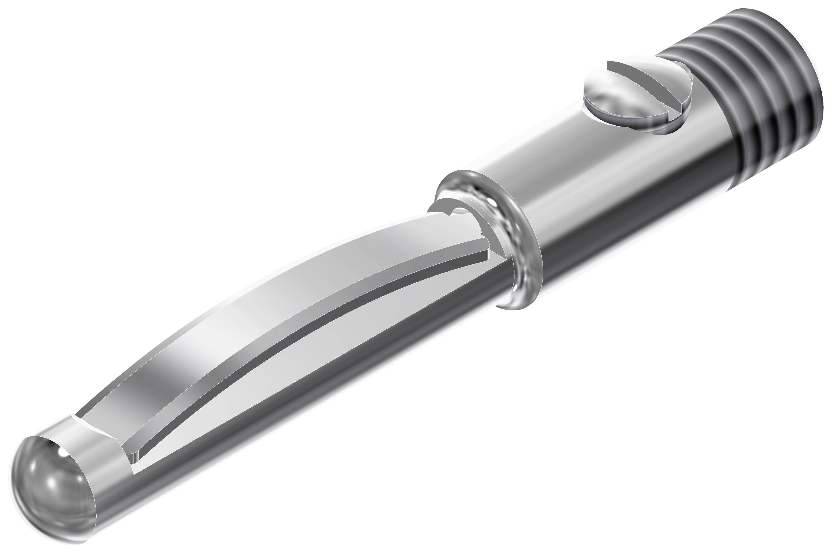 Fiche banane mâle Ø de la broche: 4 mm SKS Hirschmann VST 100 930581000 nickelé