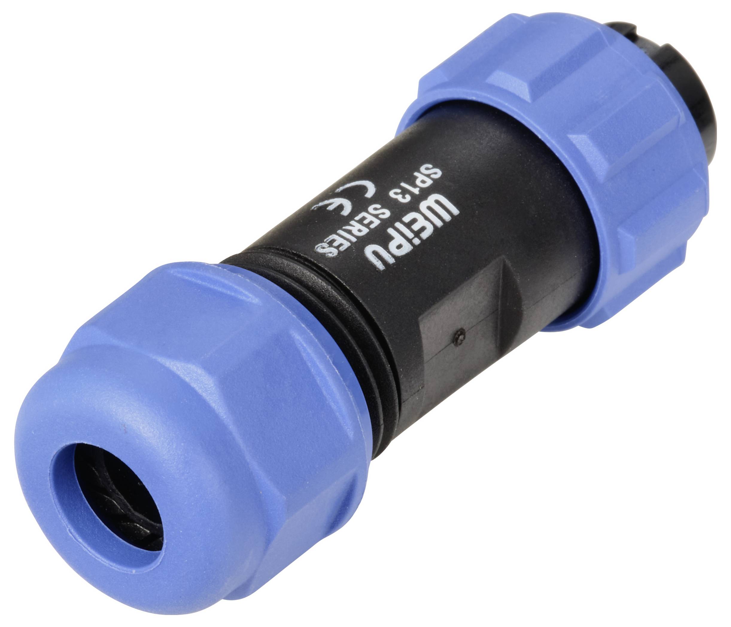 connecteur de cable femelle, droit 7 pôles 5 A 125 V/AC IP68 Weipu SP1310 / S 7 II