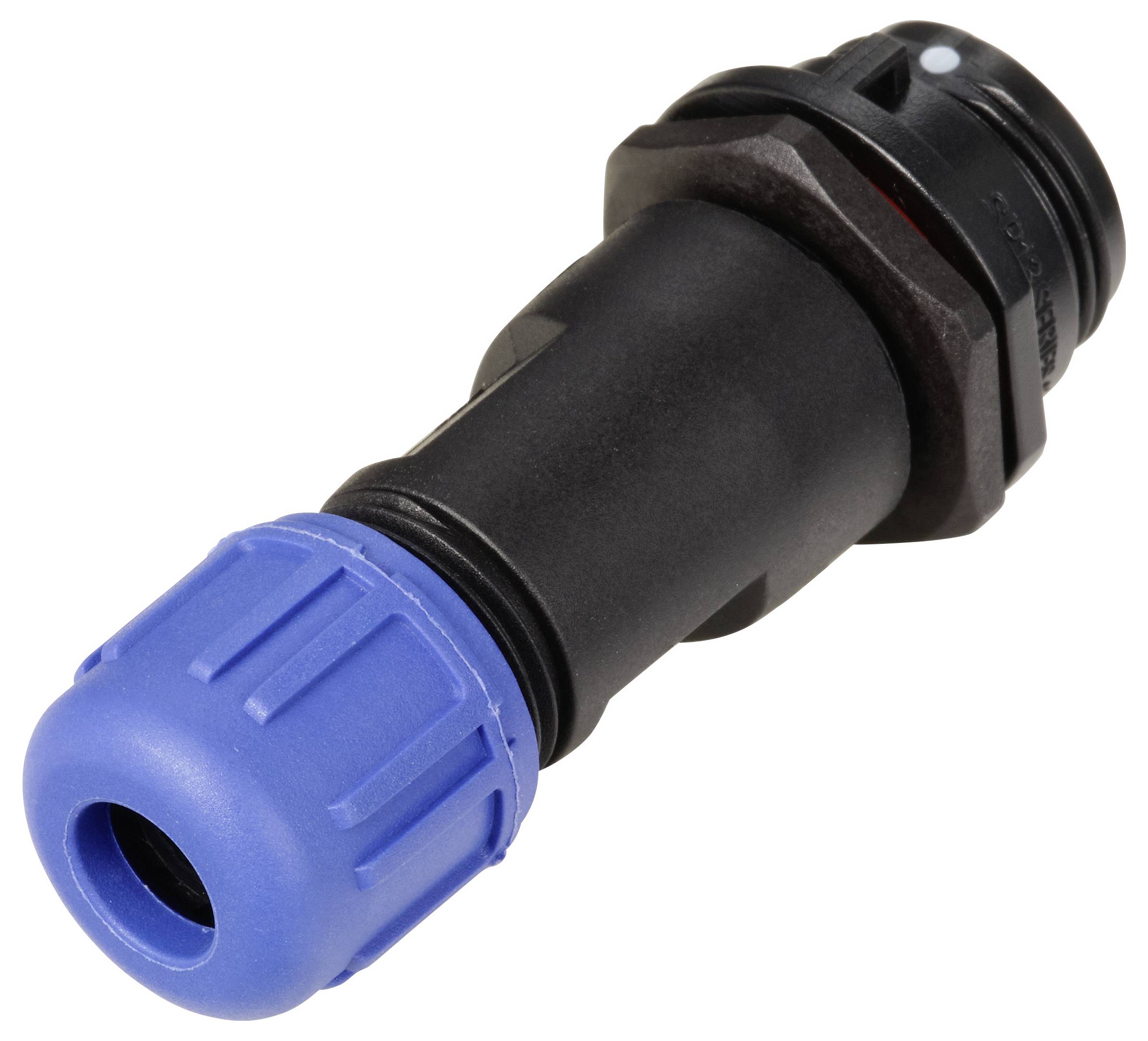 Connecteur de câble mâle, droit In Line 3 pôles 13 A 250 V/AC IP68 Weipu SP1311 / P 3 I