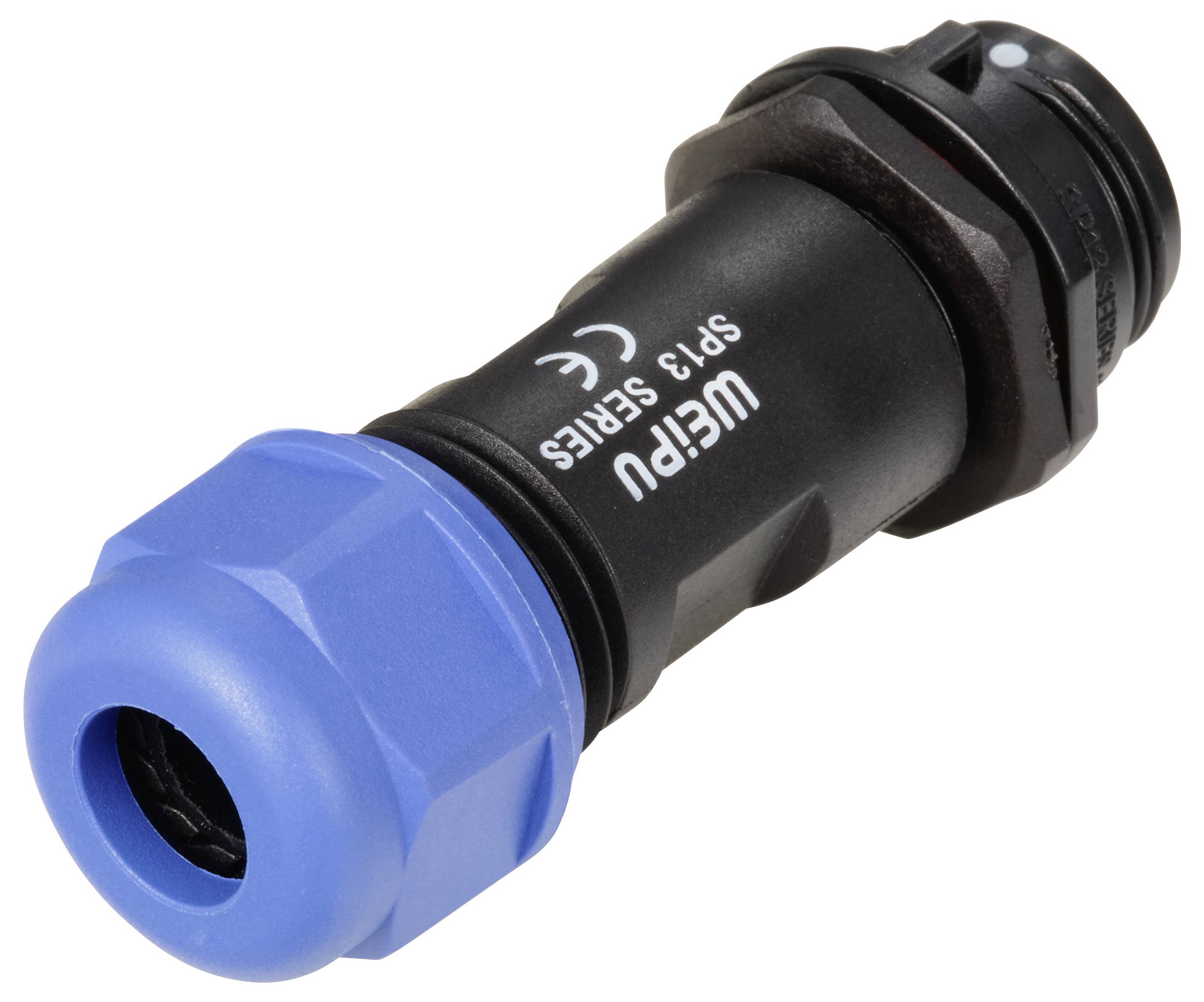 Connecteur de câble mâle, droit In Line pôles 5 A 125 V/AC IP68 Weipu SP1311 / P 7 II