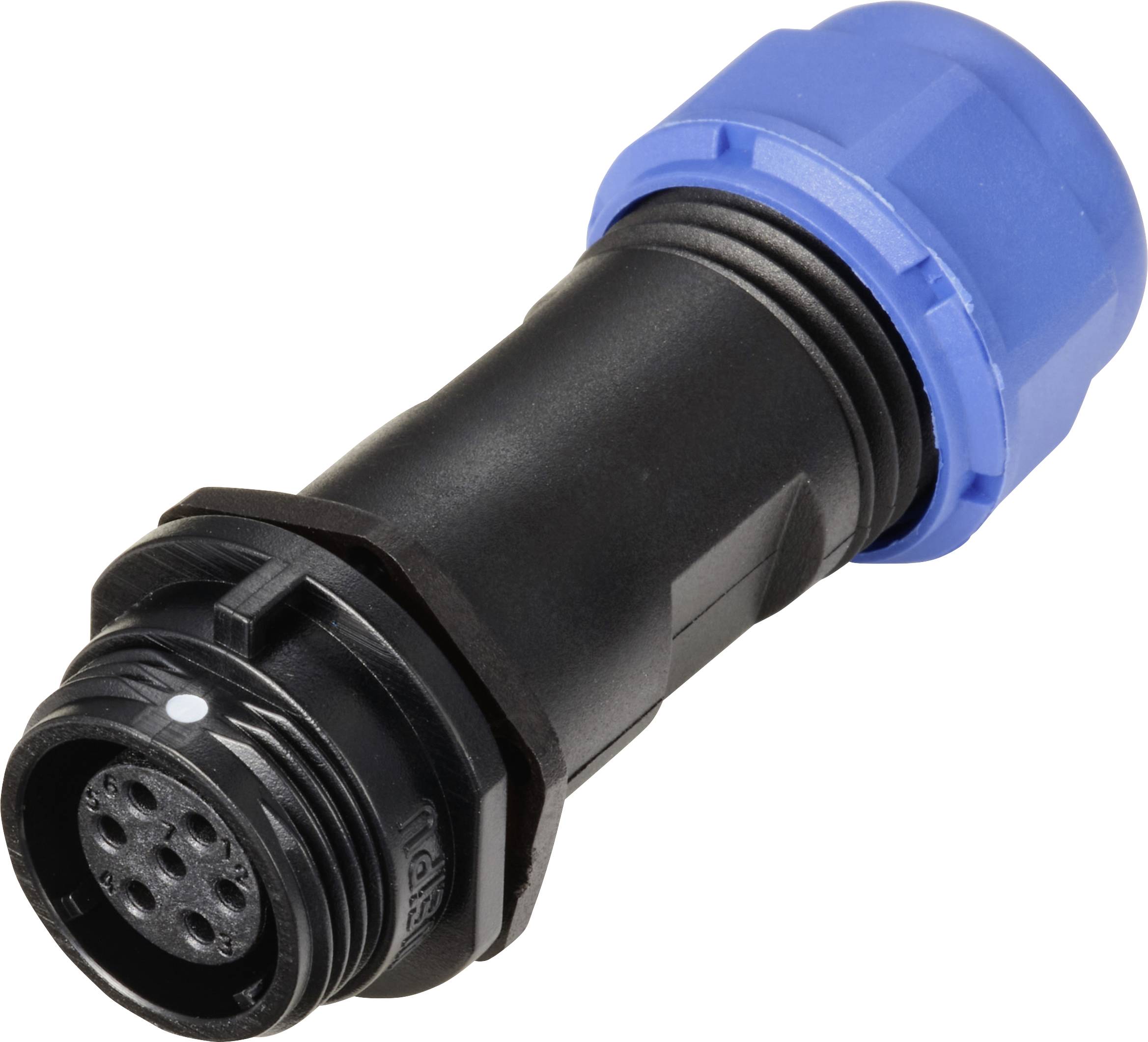 Connecteur de câble femelle, droit In Line pôles 5 A 125 V/AC IP68 Weipu SP1311 / S 7 II