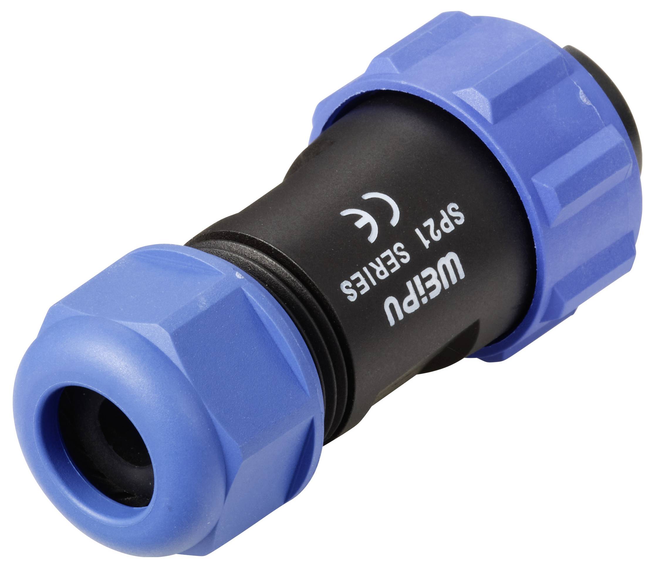 Connecteur de câble mâle, droit 2 pôles 30 A 500 V/AC IP68 Weipu SP2110 / P 2 I