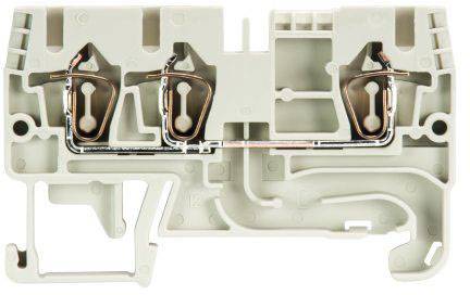 Bornier de traversée duo fasis Wieland Electric 56.703.5055.0 gris