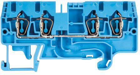 Bornier de traversée fasis Wieland Electric 56.703.5155.6 bleu