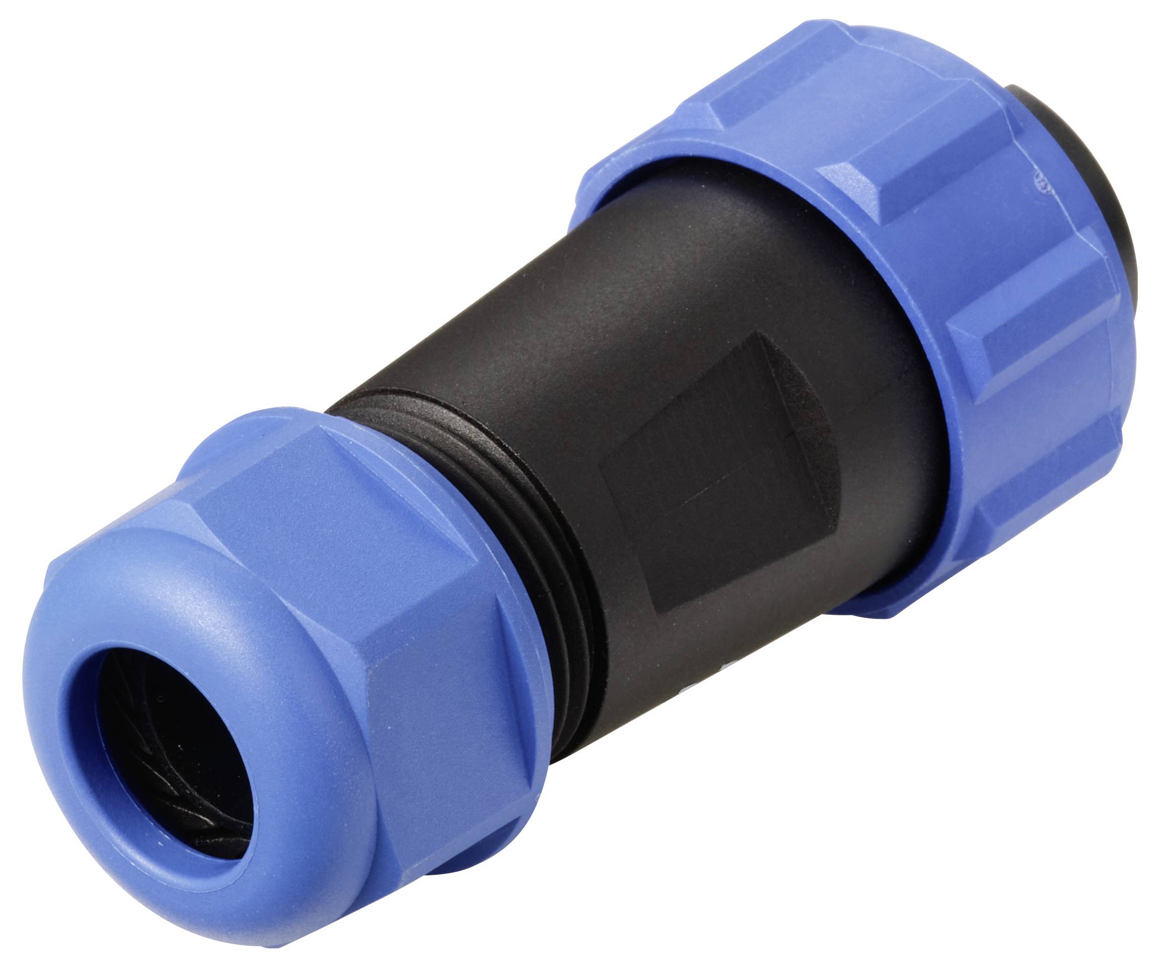 Connecteur de câble femelle, droit 7 pôles 15 A 500 V/AC IP68 Weipu SP2110 / S 7 II