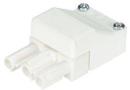 Boîtier mâle Wieland 93.732.3350.0 blanc