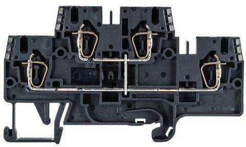 Borne à étage connexion verticale fasis Wieland Electric 56.703.6955.1 noir 1 pc(s)